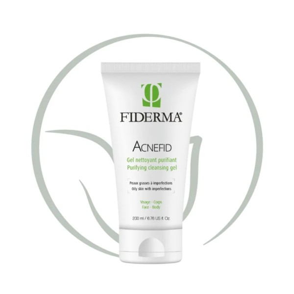 FIDERMA ACNEFID GEL NETTOYANT PURIFIANT PEAUX GRASSES 200ML