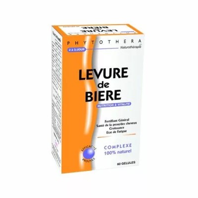 PHYTOTHERA LEVURE DE BIÈRE 60 GÉLULES