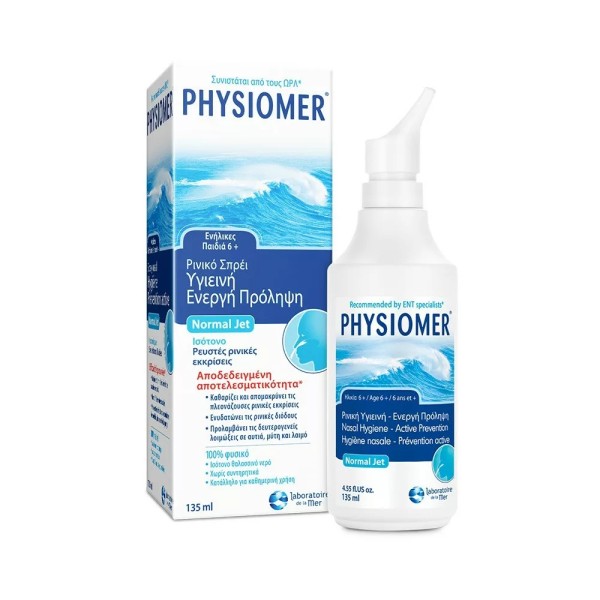 PHYSIOMER HYGIENE NASALE NORMAL JET 135ml