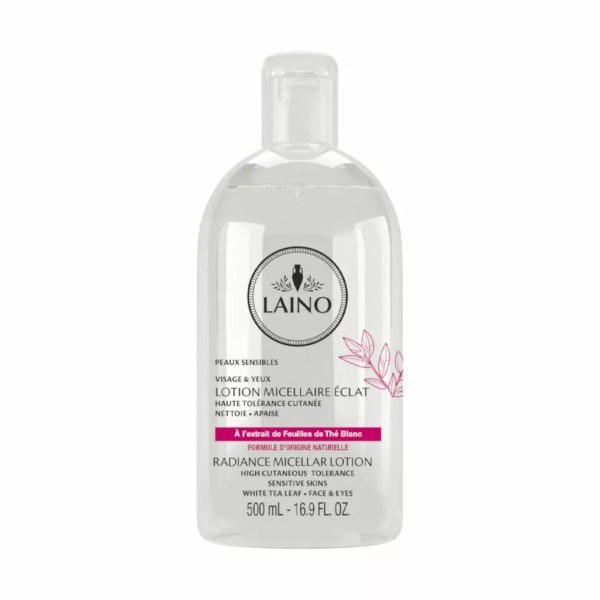 LAINO LOTION MICELLAIRE ÉCLAT HAUTE TOLÉRANCE 500ML