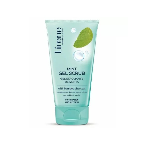 LIRENE BAMBOO SCRUB MENTHE AU CHARBON DE BAMBOU, 150ML