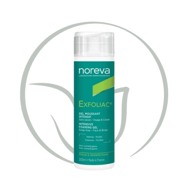 NOREVA EXFOLIAC GEL MOUSSANT INTENSIF 200ML