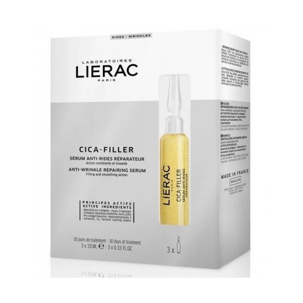 LIERAC CICA-FILLER SÉRUM ANTI-RIDES RÉPARATEUR 3*10ML