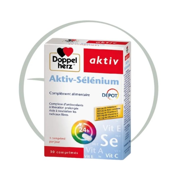 DOPPELHERZ AKTIV SELENIUM 30 GELULES