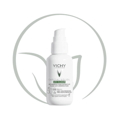 VICHY CAPITAL SOLEIL UV CLEAR FLUIDE ANTI IMPERFECTIONS SPF50+ 40ML