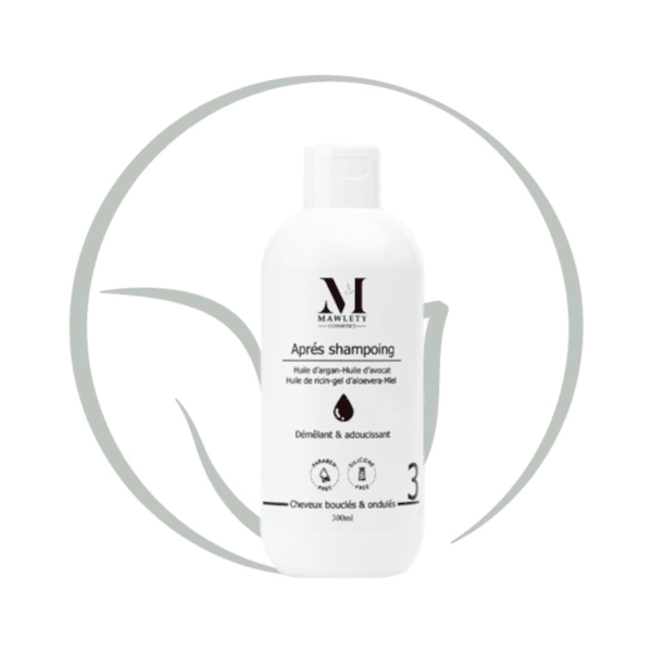 MAWLETY APRES-SHAMPOING POUR CHEVEUX BOUCLES ET ONDULES 300ML