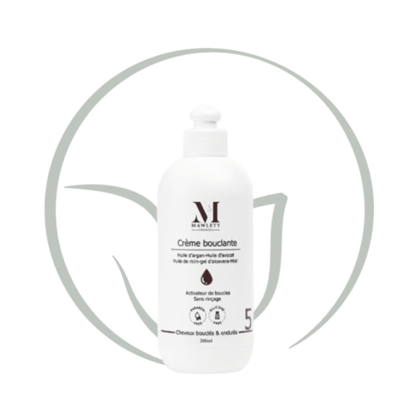 MAWLETY CREME COIFFANTE POUR CHEVEUX BOUCLES ET ONDULES 300ML