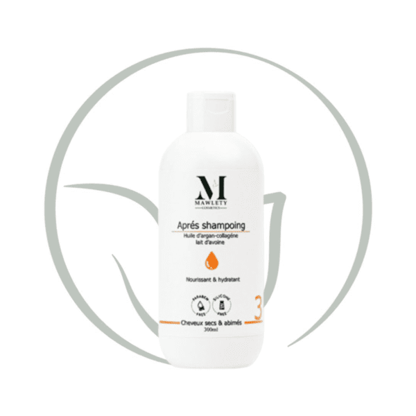 MAWLETY APRES-SHAMPOING POUR CHEVEUX SECS ET ABIMES 300ML