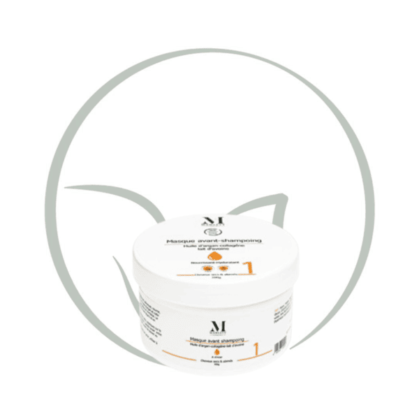 MAWLETY MASQUE AVANT SHAMPOING POUR CHEVEUX SECS ET ABIMÉS 300G
