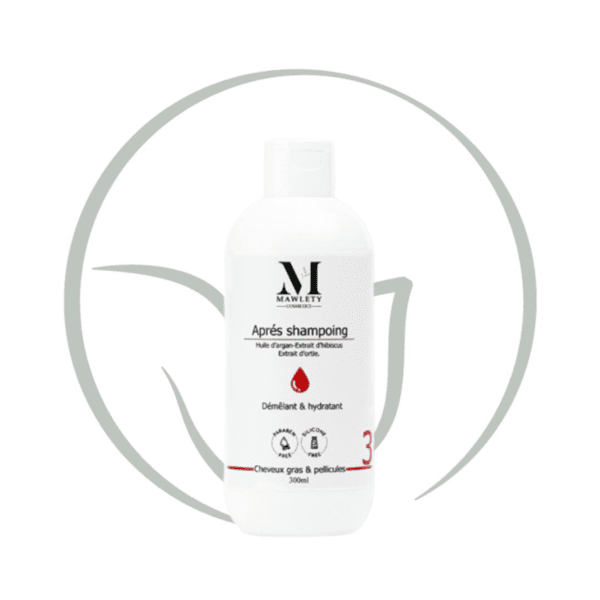 MAWLETY APRES-SHAMPOING POUR CHEVEUX GRAS 300ML