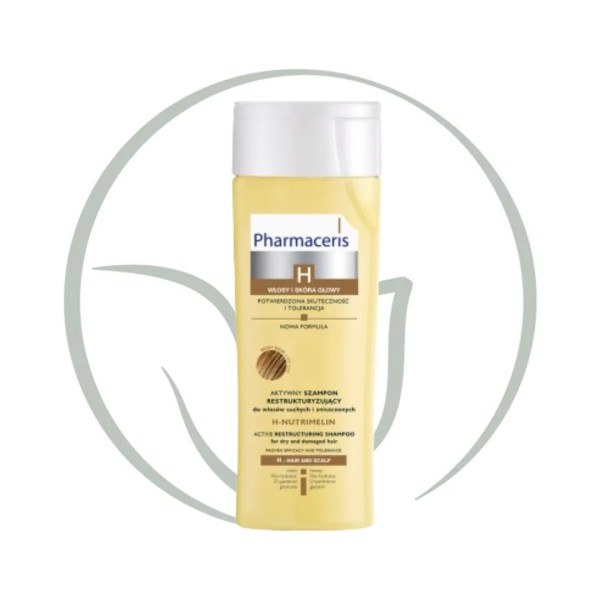 PHARMACERIS H-NUTRIMELIN SHAMPOOING CHEVEUX SEC ET ABÎMES 250ML