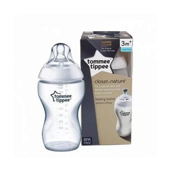 TOMMEE TIPPEE BIBERON BLANC 3M+ 340ML