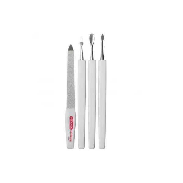TITANIA SET DE 4 OUTILS MANICURE