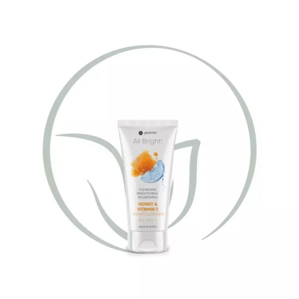 JKOSMEC ALL BRIGHT GEL MOUSSANT NOURRISSANT MIEL ET VITAMINE C 180 ML