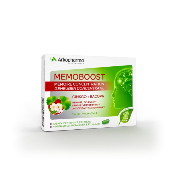ARKOPHARMA MEMOBOOST MEMOIRE CONCENTRATION 30 GELULES