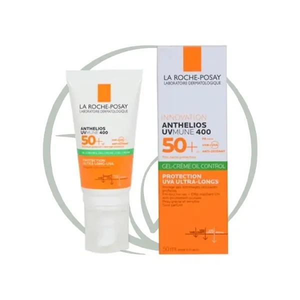 LA ROCHE POSAY ANTHELIOS UVMUNE 400 OIL CONTROL GEL-CRÈME INVISIBLE 50ML