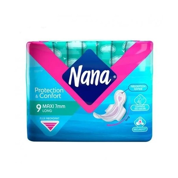 NANA SERVIETTE MAXI ULTRA SUPER 9 PIECES
