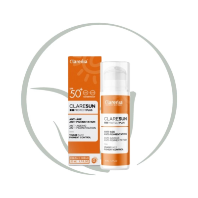 CLARENIA CLARESUN ÉCRAN ANTI AGE ANTI PIGMENTATION SPF50+ 50ML