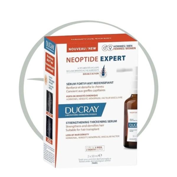 DUCRAY NEOPTIDE EXPERT SERUM FORTIFIANT REDENSIFIANT 2X50ML