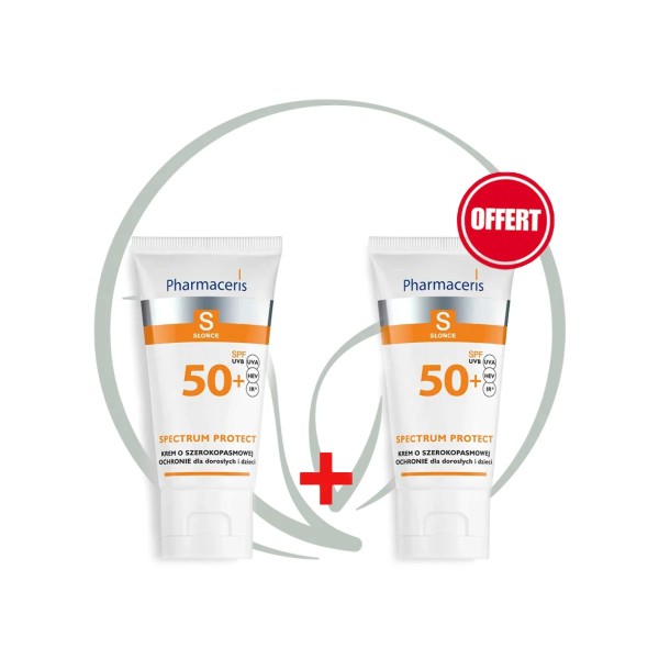 PHARMACERIS PACK ECRAN INVISIBLE S SPECTRUM SPF50+ 50ML*2