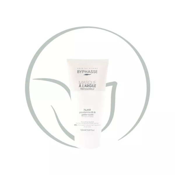 BYPHASSE MASQUE A L’ARGILE RENOVATEUR TOUS TYPES DE PEAUX 150ML