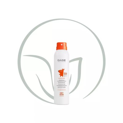BABE SPRAY PÉDIATRIC SUNCREEN WET SKIN SPF 50+ 200 ML + BALLON OFFERT