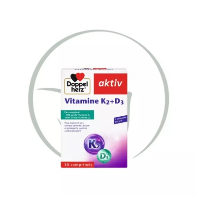 DOPPELHERZ AKTIV VITAMINE K2 + D3 COMPRIMÉS