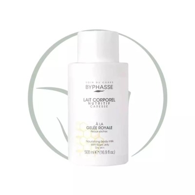 BYPHASSE LAIT CORPOREL NUTRITIF A LA GELÉE ROYALE 500ML