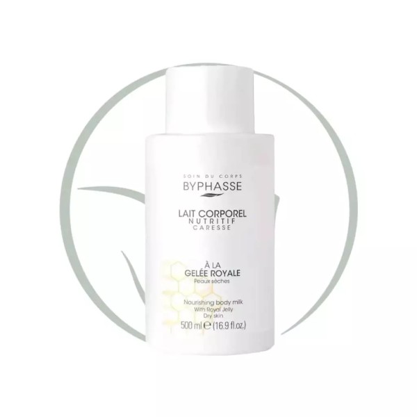 BYPHASSE LAIT CORPOREL NUTRITIF A LA GELÉE ROYALE 500ML