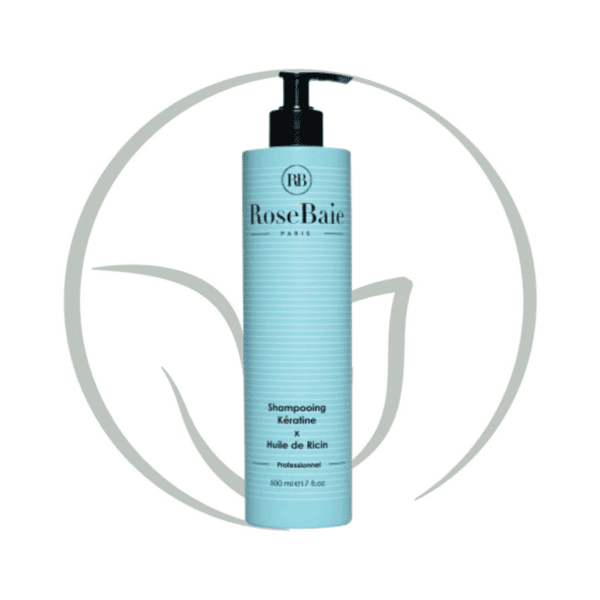 ROSEBAIE SHAMPOOING HUILE DE RICIN X KERATINE 500ML
