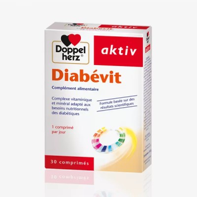 DOPPELHERZ AKTIV DIABEVIT 30 COMPRIMES