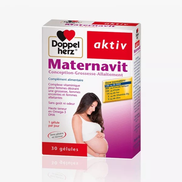DOPPELHERZ AKTIV MATERNAVIT 30 GELULES