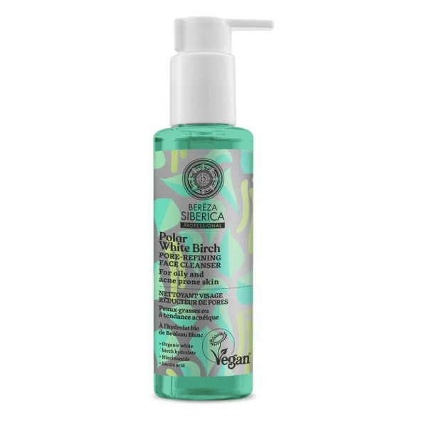 NATURA SIBÉRICA Gel Nettoyant Réducteur de Pores Visage 145ml