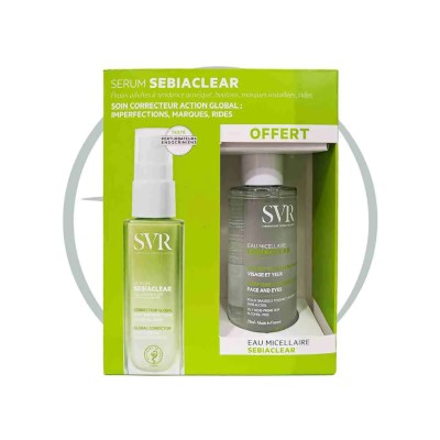 SVR SEBIACLEAR SERUM 30ML+SEBIACLEAR EAU MICELLAIRE 75ML (OFFERT)