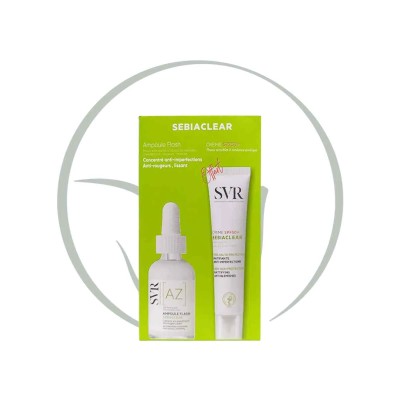 SVR COFFRET SEBIACLEAR AMPOULE FLASH 30 ML + SEBIACLEAR SPF 50+ 40 ML OFFERT