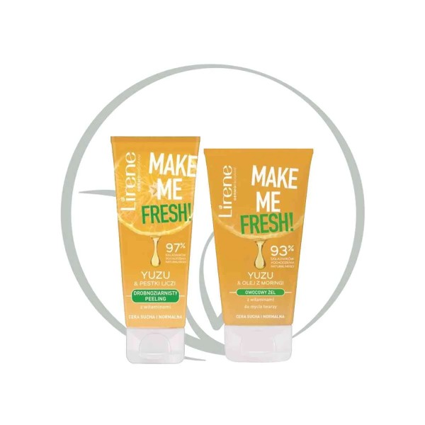 LIRENE PACK MAKE ME FRESH GEL NETTOYANT + PEELING