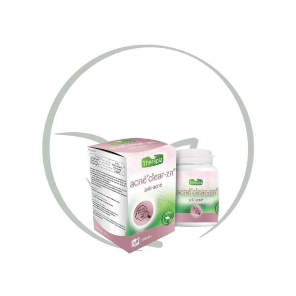 THERAPIA ACNE CLEAR–ZN - 60 GELULES