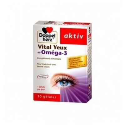 DOPPELHERZ AKTIV VITAL YEUX+OMEGA 30 GELULES