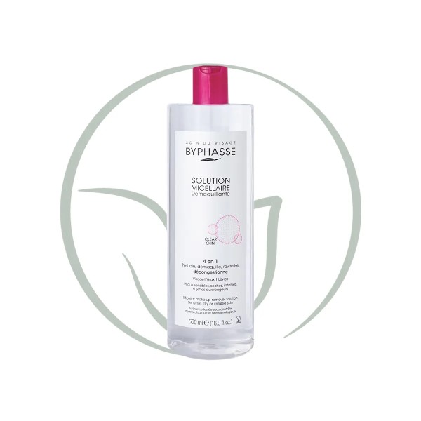 BYPHASSE SOLUTION MICELLAIRE DÉMAQUILLANTE 500ML