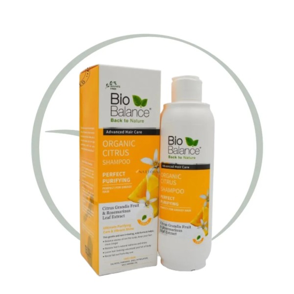 BIOBALANCE ORGANIC CITRUS SHAMPOO CHEVEUX GRAS 330ML