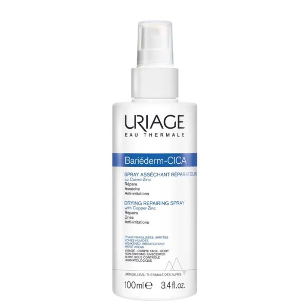 URIAGE BARIEDERM-CICA SPRAY ASSECHANT REPARATEUR AU CUIVRE-ZINC 100ML