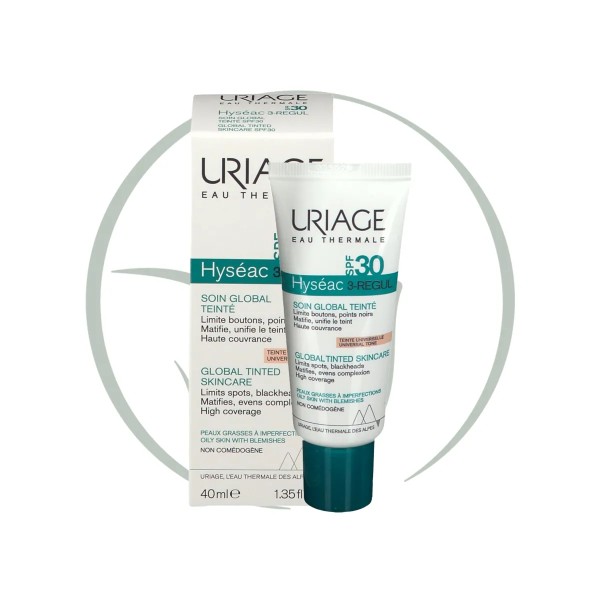 URIAGE HYSEAC 3-REGUL SOIN GLOBAL TEINTE SPF30 40ML