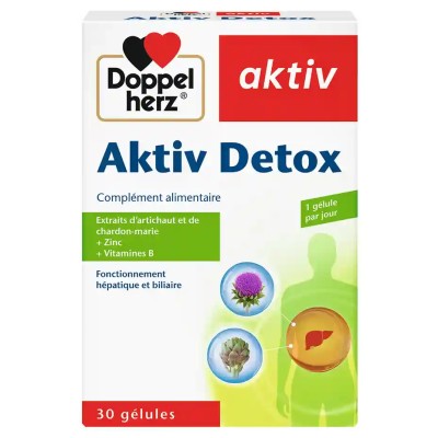 DOPPELHERZ AKTIV DETOX 30 GELULES