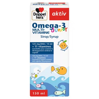DOPPELHERZ AKTIV OMEGA 3 JUNIOR 150ML