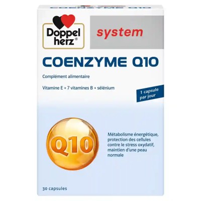 DOPPELHERZ SYSTEM COENZYME Q10 30 GELULES