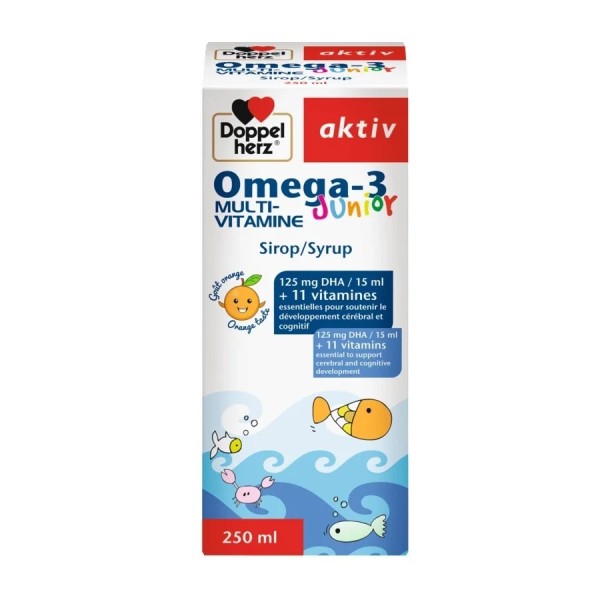 DOPPELHERZ AKTIV OMEGA 3 JUNIOR 250ML