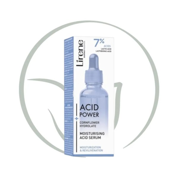 LIRENE SERUM HYDRATANT ACID POWER HYDROLAT DE BLUET 30ML
