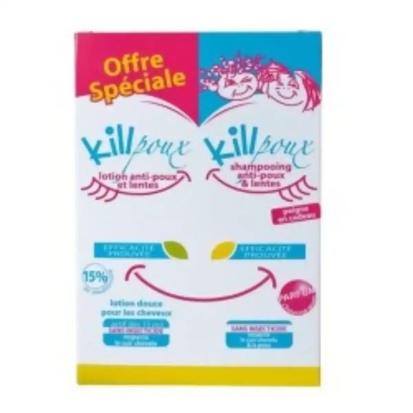 KILLPOUX KIT ANTI POUX ET LENTES 100ML