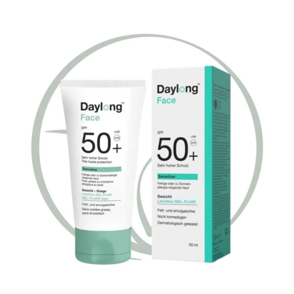 DAYLONG SENSITIVE FACE GEL SPF50+ 50ML