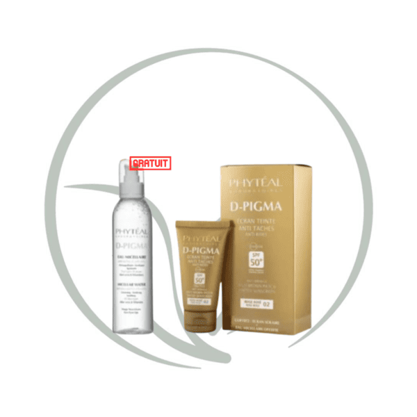 PHYTEAL DPIGMA ECRAN TEINTE BEIGE ROSE SPF50+EAU MICELLAIRE A L'ALOE VERA 150ML (OFFERTE)
